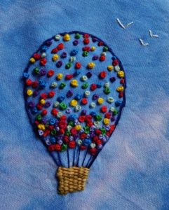 Caroline French knot balloon