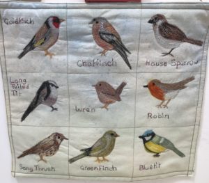 This is Judi's garden birds hanging, which we originally saw in the making.